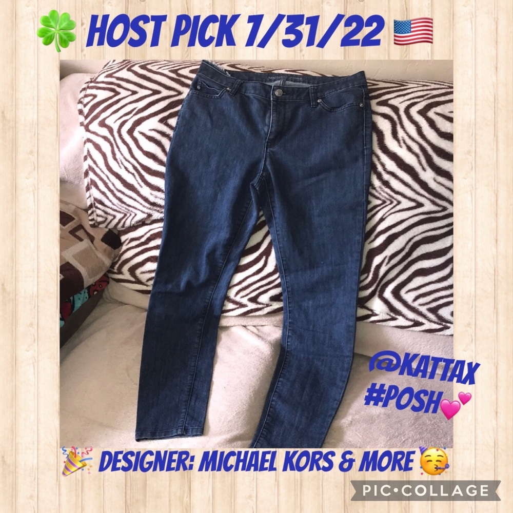 Michael Kors size 6 skinny blue jeans 💕